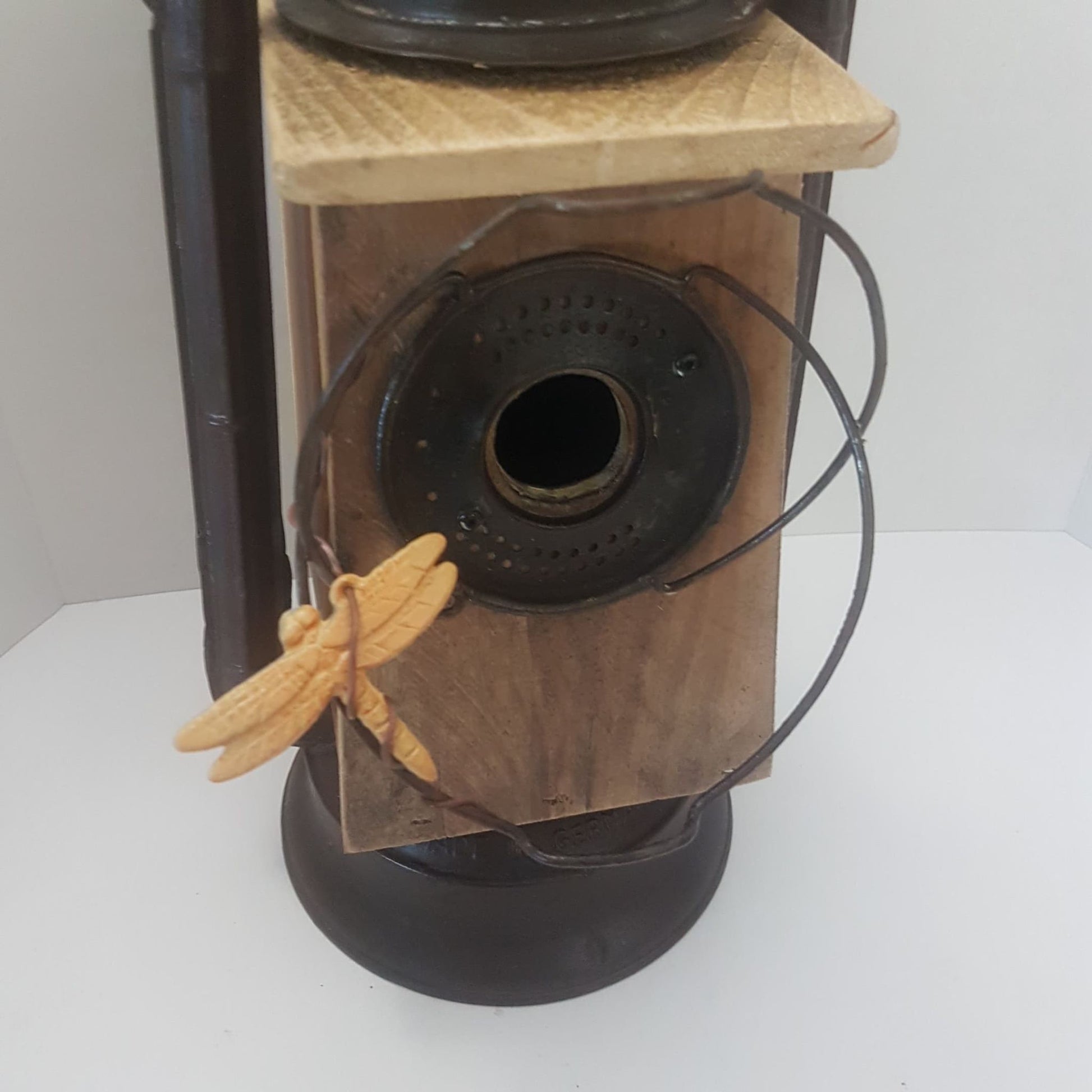 bird house lantern garden decor hand made