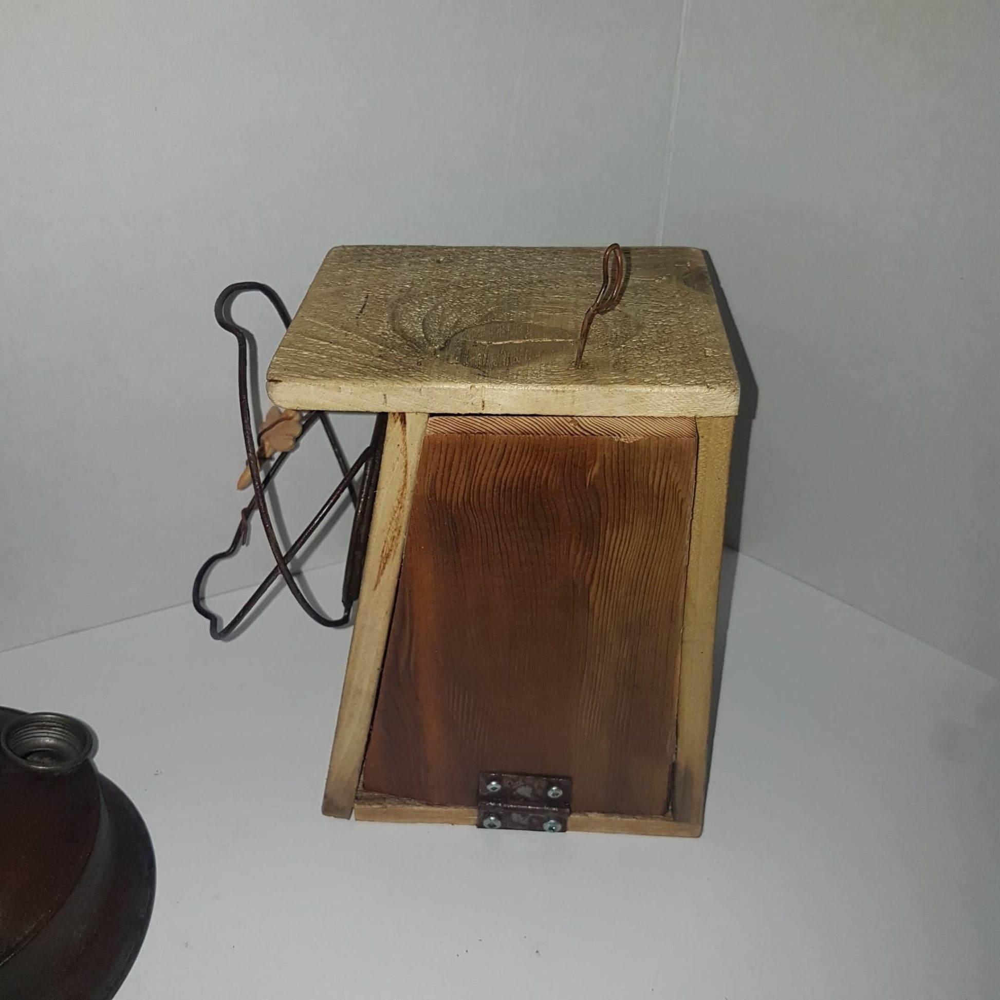 bird house lantern garden decor hand made