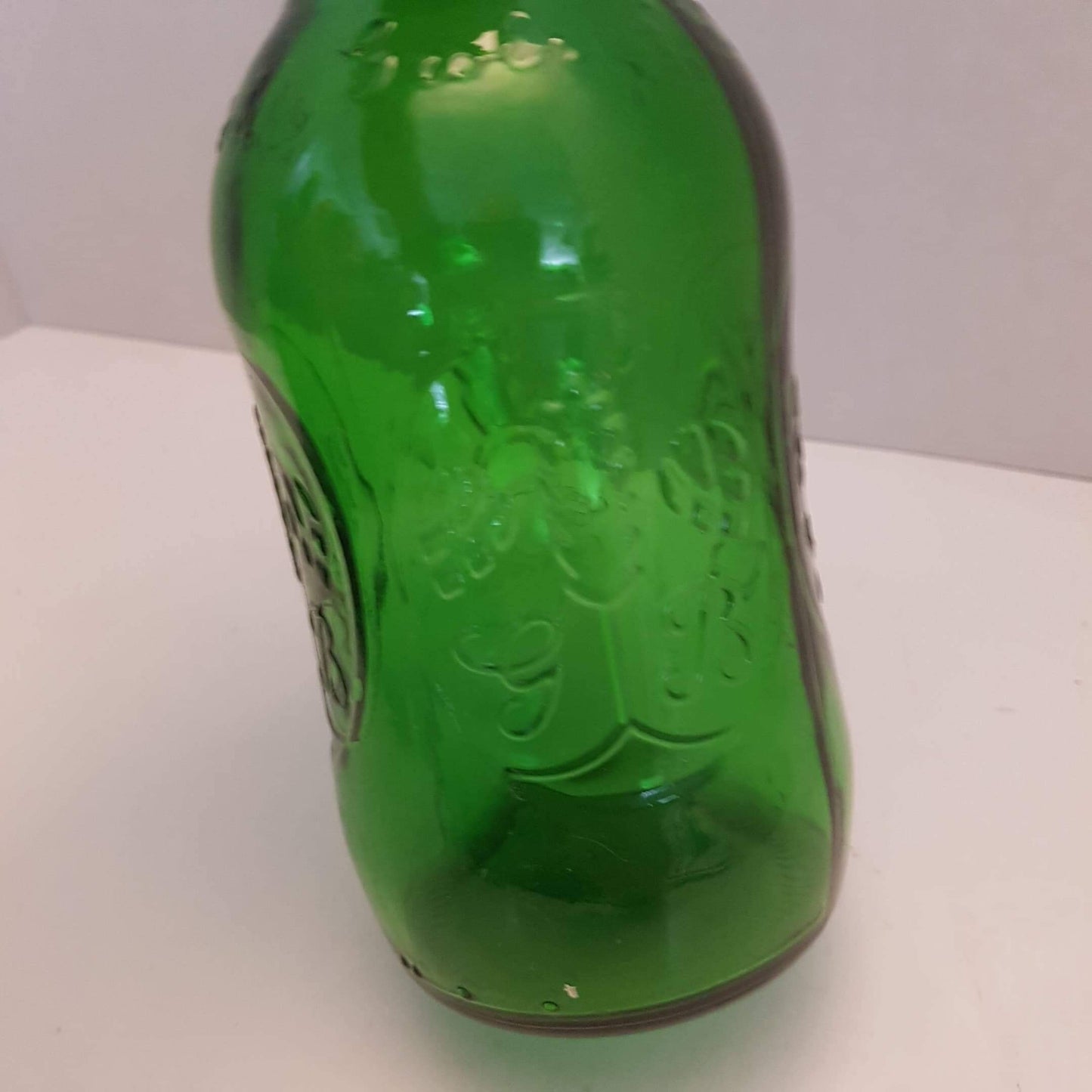 vintage antique grolsch glass bottle glass beer with porcelain swing cap