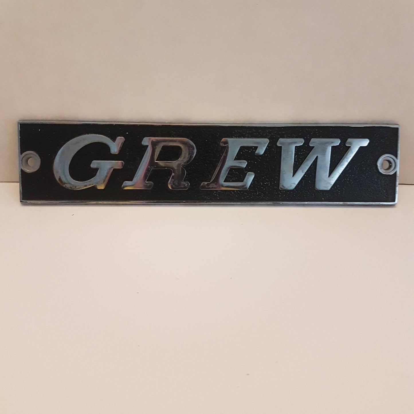 grew plate grew boat dashboard plate