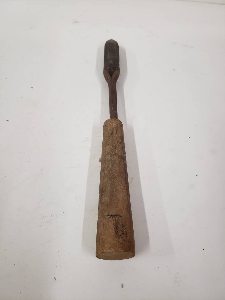 vintage pyrography tool wood burning iron branding hand tools