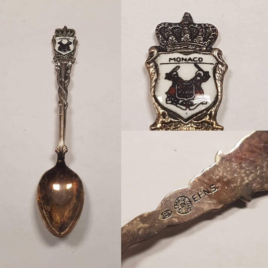 spoon monaco collectible souvenir spoon collection travel keepsake