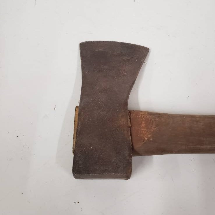 felling style axe steel head wooden handle