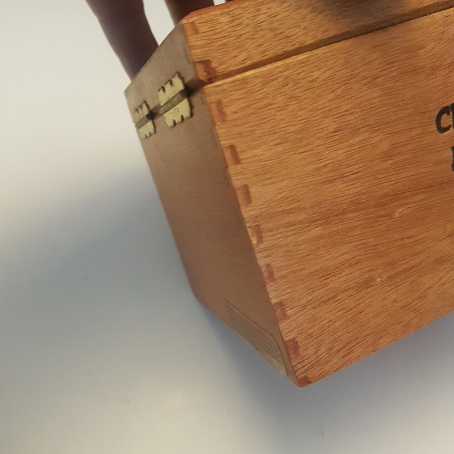 vintage honduran finger jointed cigar box