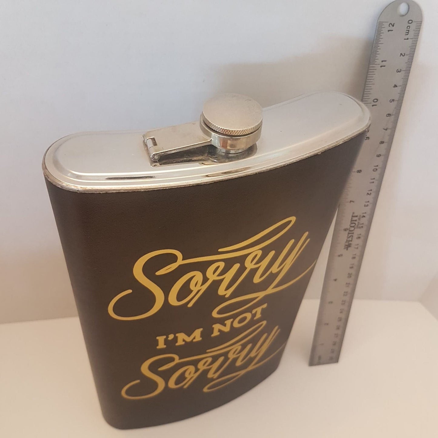 huge flask texas flask sorry i'm not sorry