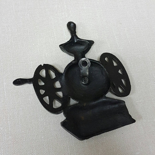 cast iron coffee grinder wall decor