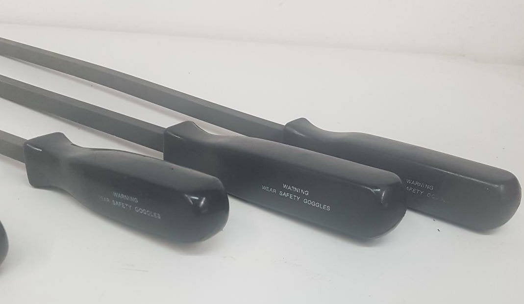 hand pry bars set four pieces