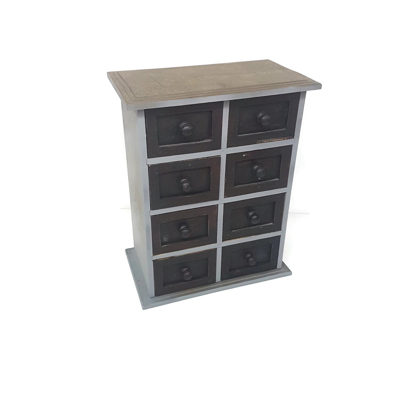 vintage country kitchen spice rack mini wooden drawers