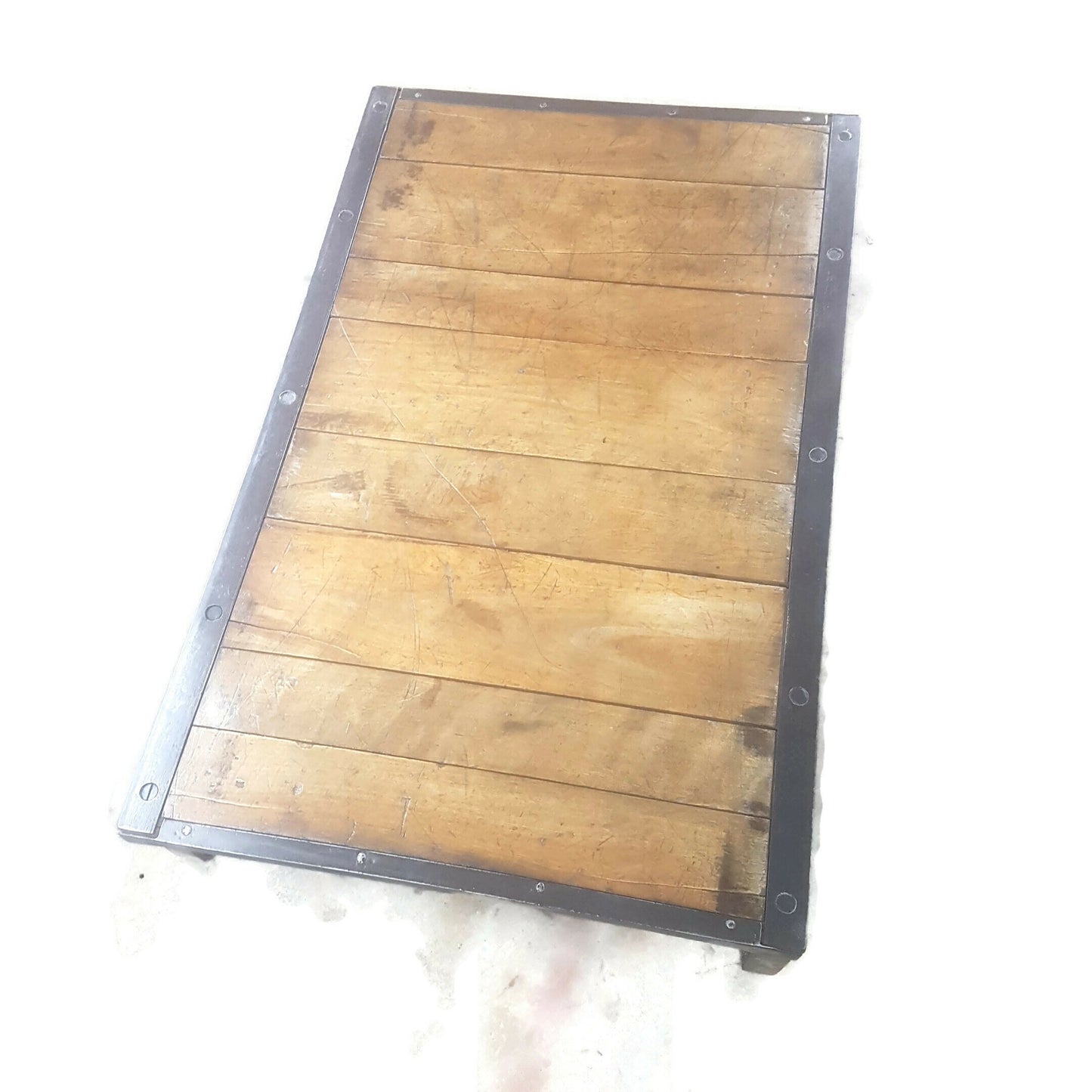 antique steel stringer pallet rocker cart factory pallet