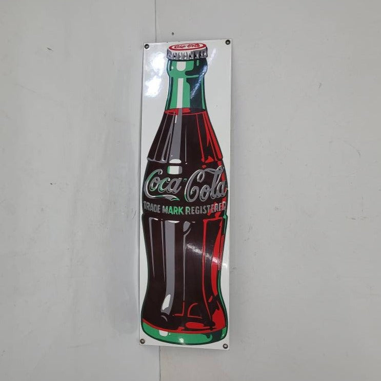 enameled coca-cola sign