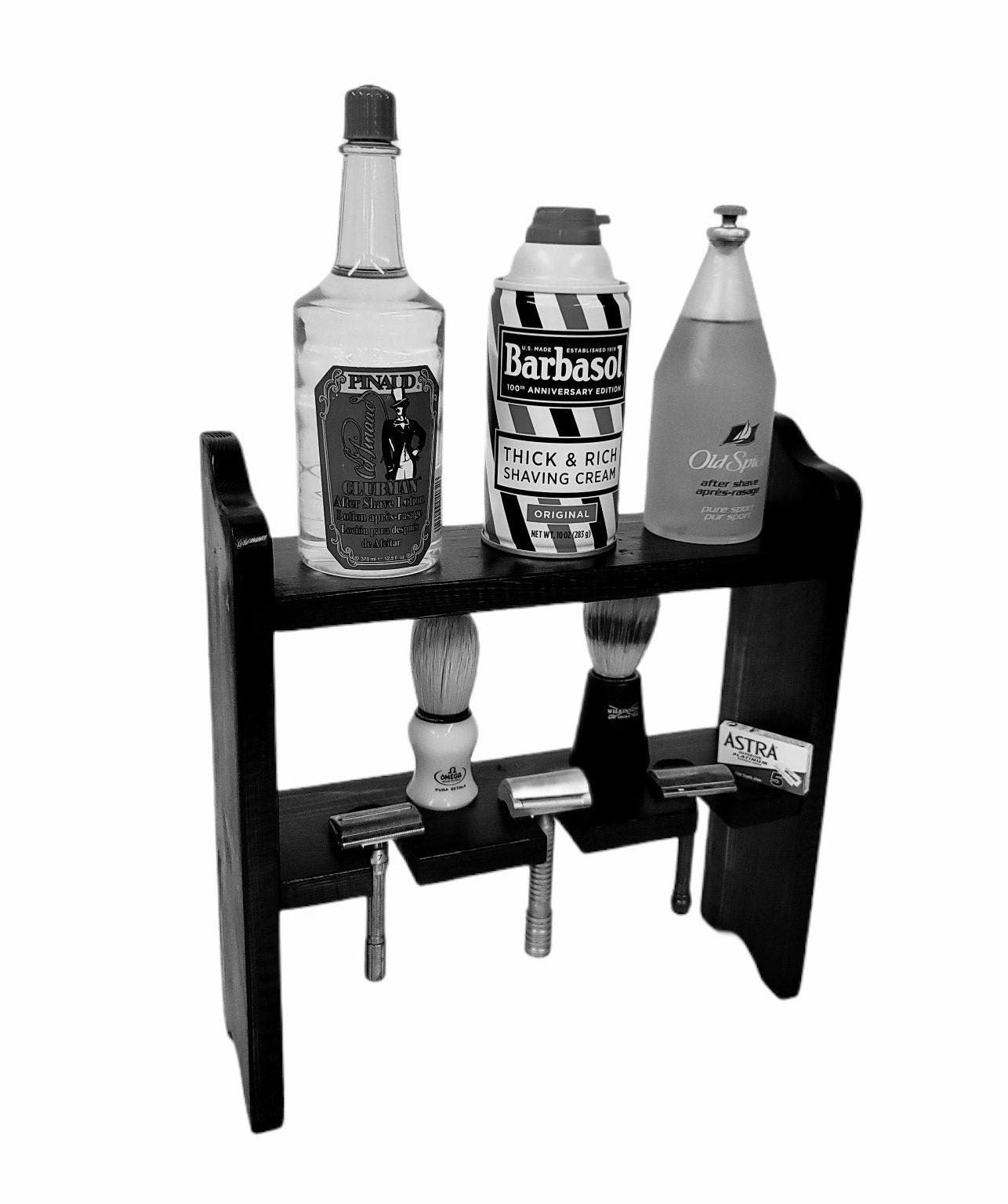 Barber Shaving Display Razor Holder Beard Butler