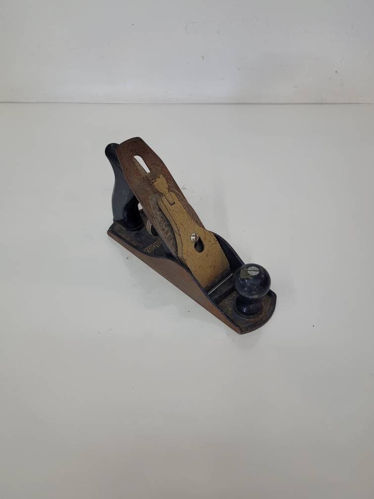 vintage cast iron block plane usa made