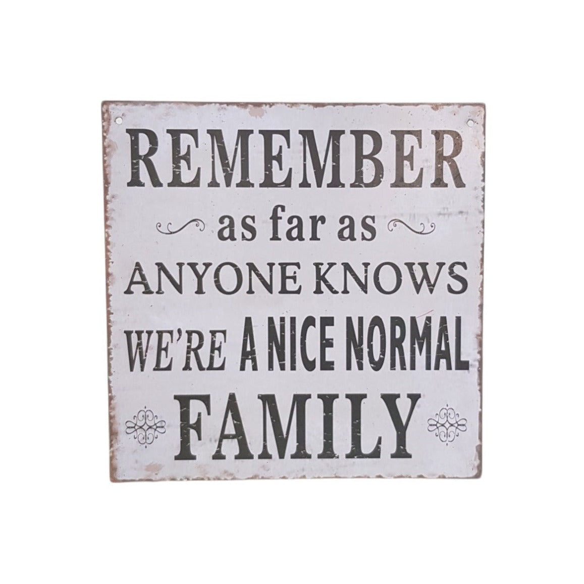we're a nice normal family