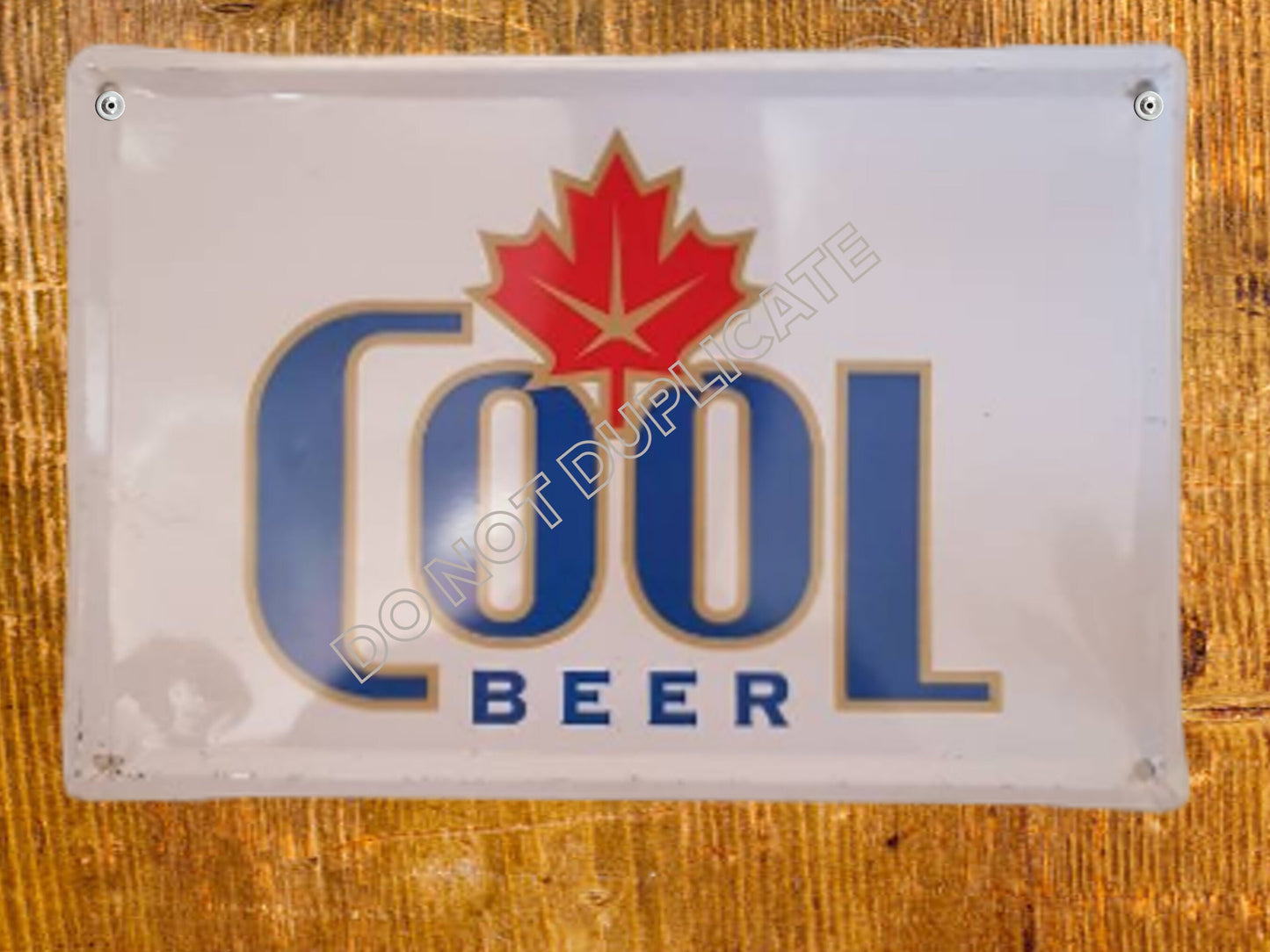 beer sign molson canadian cool beer metal bar sign garage decor