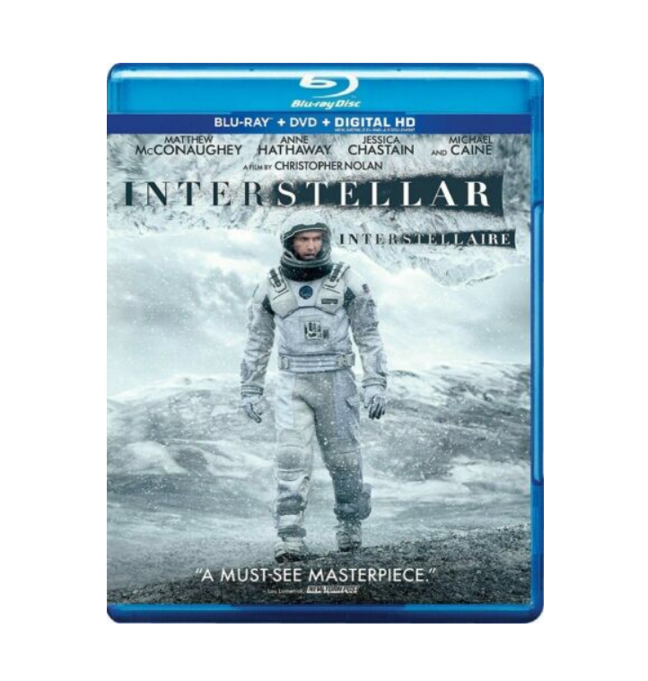Interstellar Blu-Ray + DVD + Digital Copy + IMAX Film Cell 3-Disc Set