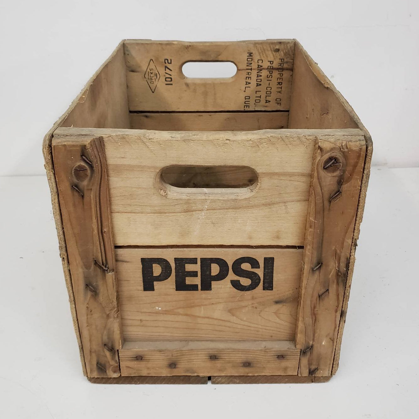 Vintage Pepsi Cola Wooden Delivery Crate – Soda Bottle Box