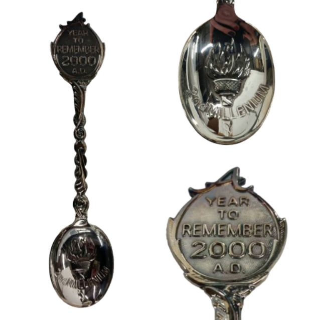 Year to Remember 2000 A.D. Collectible Souvenir Spoon