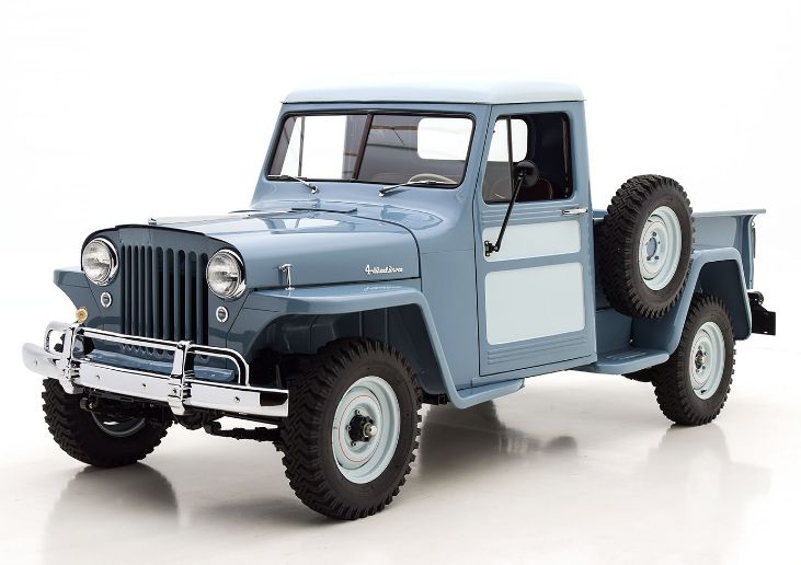 Vintage Willys Jeep Keychain Automotive Collectible