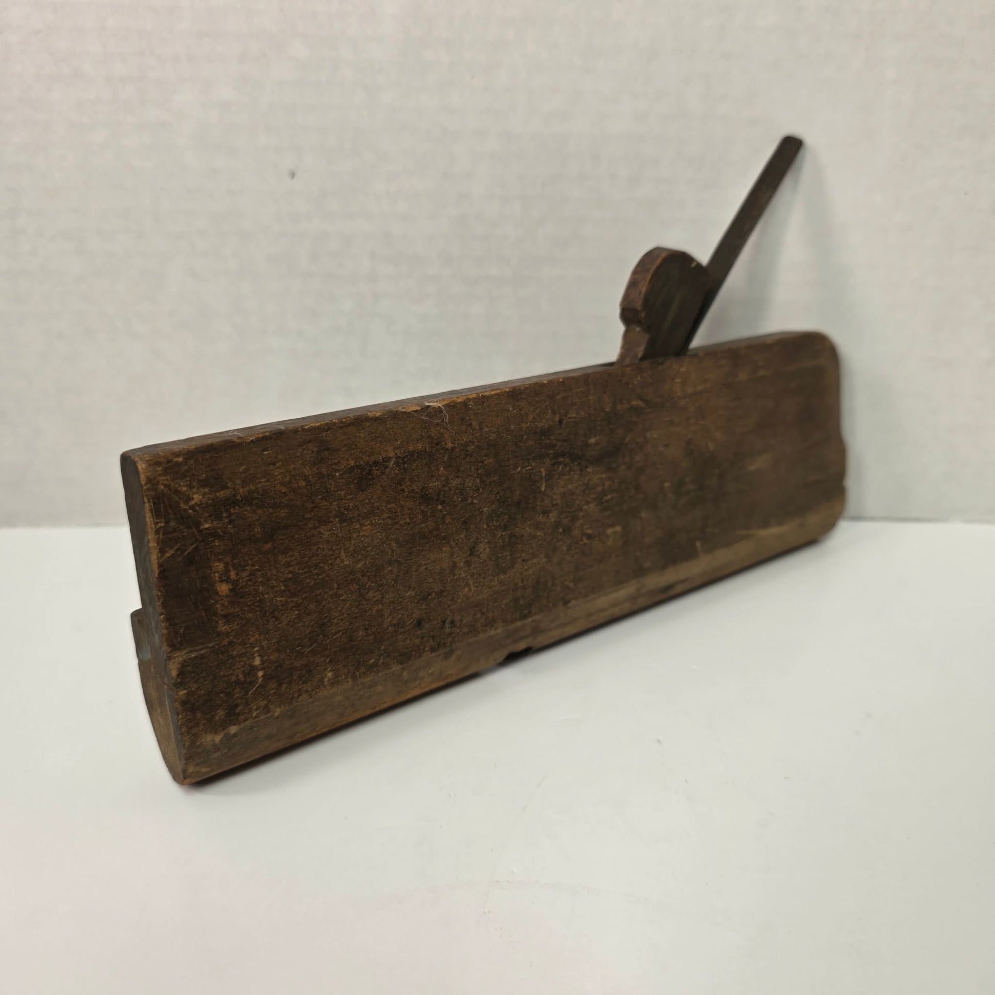 Antique 9.5” Round Bottom Woodworking Plane | Vintage Collectible Tool, 100 Years Old