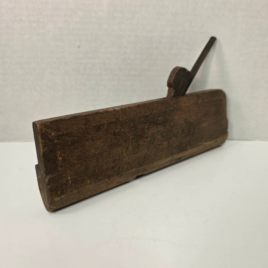 Antique 9.5” Round Bottom Woodworking Plane | Vintage Collectible Tool, 100 Years Old