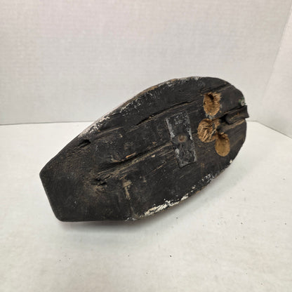 Primitive Folk Art Wooden Duck Decoy