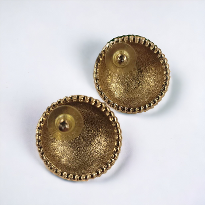 Vintage Byzantine Vendome Earrings Non-allergenic For Pierced Ears