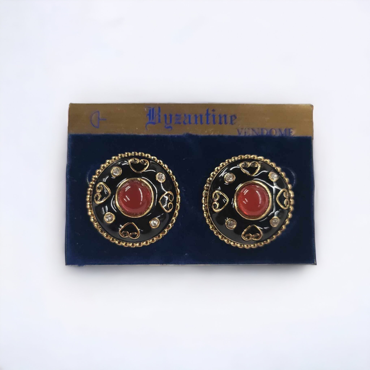 輝く高品質な Vendome Byzantine Vintage Earrings For Non-allergenic その他