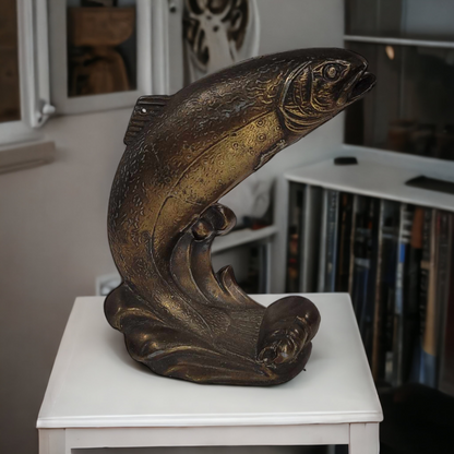 Antique Speckled Trout Fished Shaped Bottle Opener
