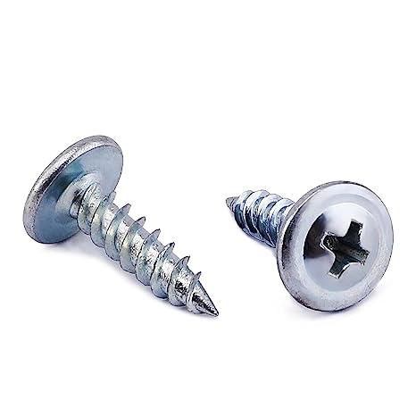 #8 x 5/8" wood screw 100pcs alloy steel standard thread truss head fast self tapping by #8 x 5/8" silver