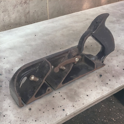 Antique Cast Iron No. 78 Duplex Rabbet Block Plane Frame - Wainfleet Trading Post