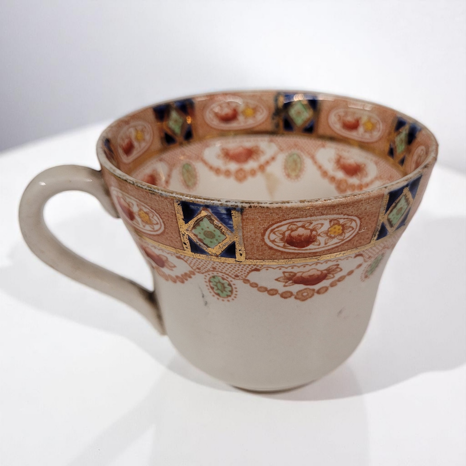 ママたん　Spode カップお皿& Crown Derby茶漉し スポード | Flohmarkt フローマルクト