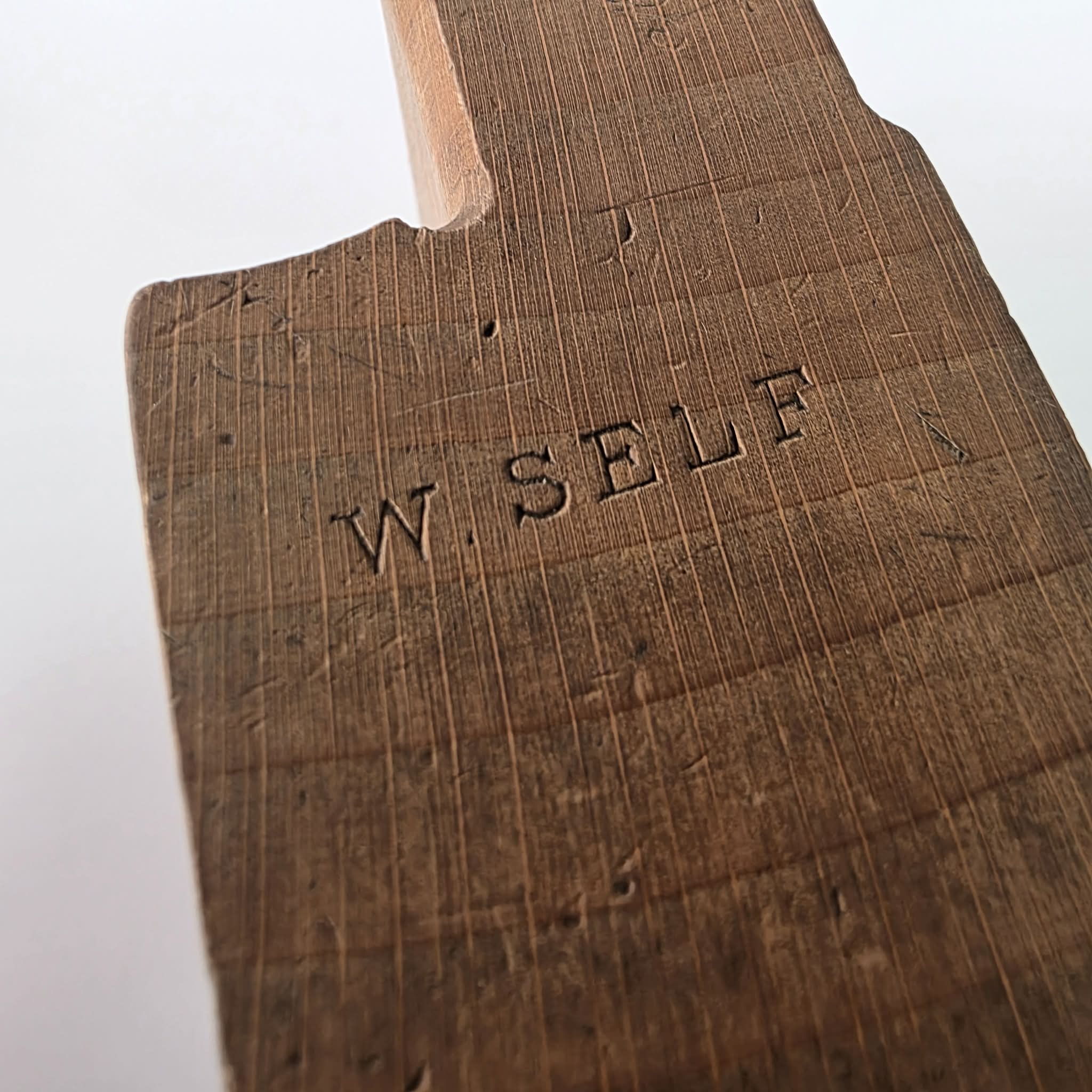 Antique Aiken & Son Hollow Plane No. 18, Sheffield, 9.5 Inch