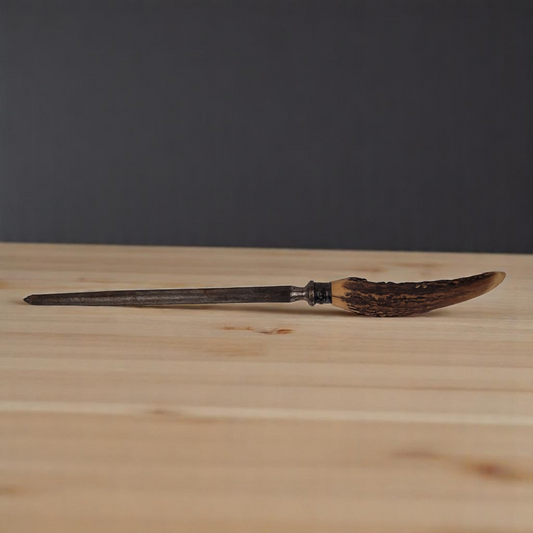 Vintage Alpea Antler Handled Knife Sharpener Made In England