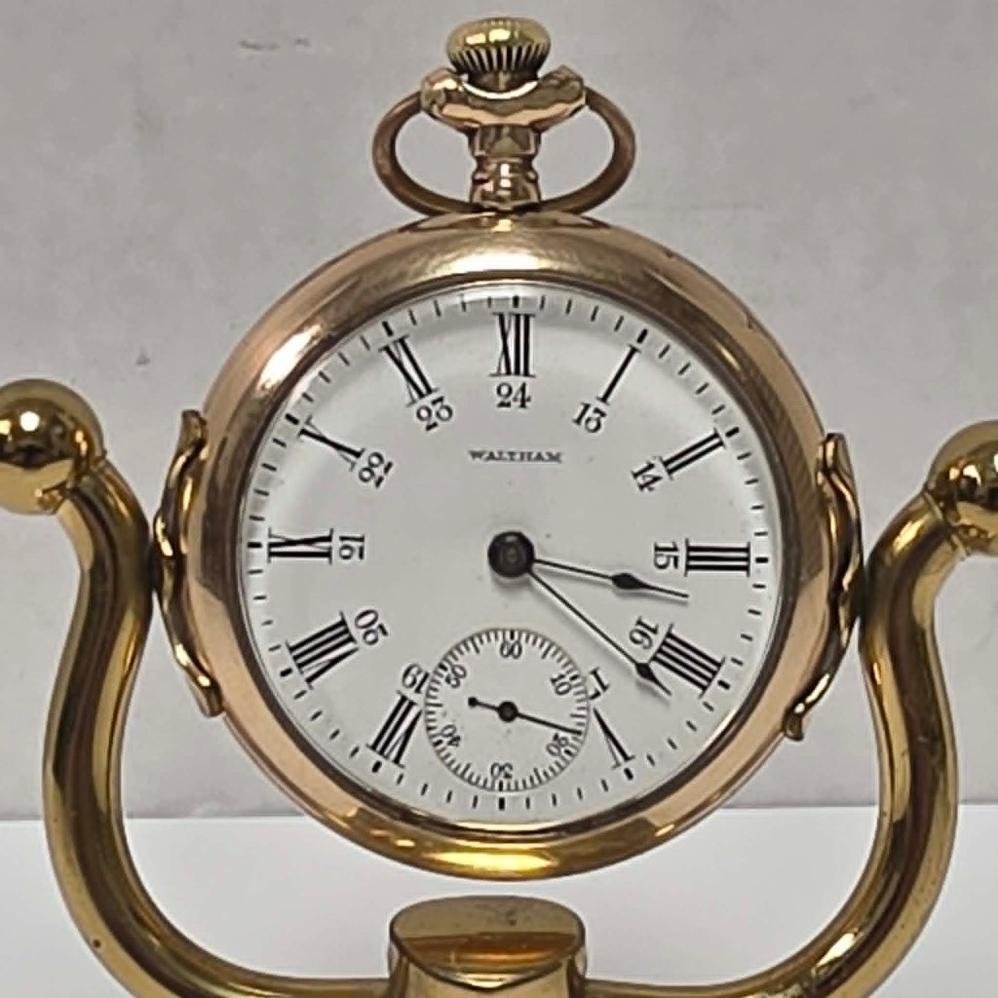 Antique American Waltham Watch Co pocket watch with gold filled Fortune case.
