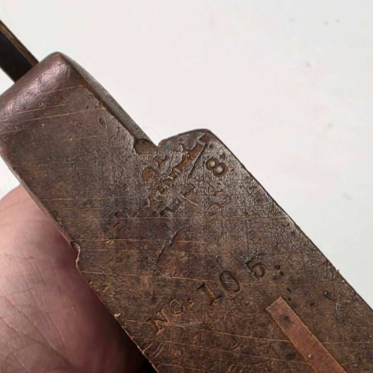 Antique A. Howland & Co. New York wooden 3/8 beading plane.
