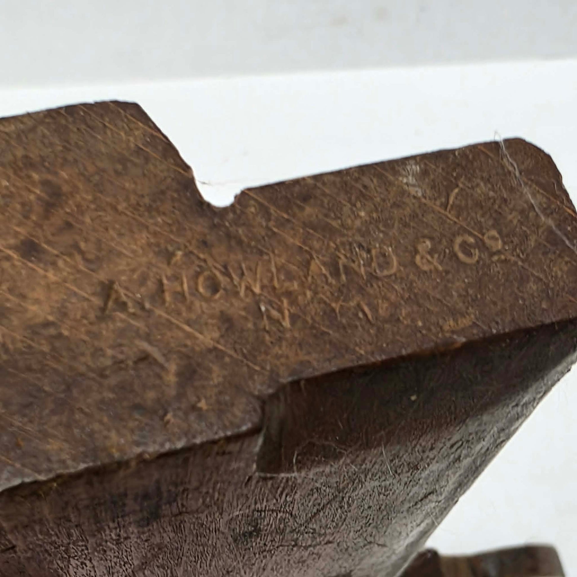 Antique A. Howland & Co. New York wooden 3/8 beading plane.
