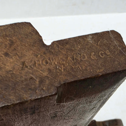 Antique A. Howland & Co. New York wooden 3/8 beading plane.
