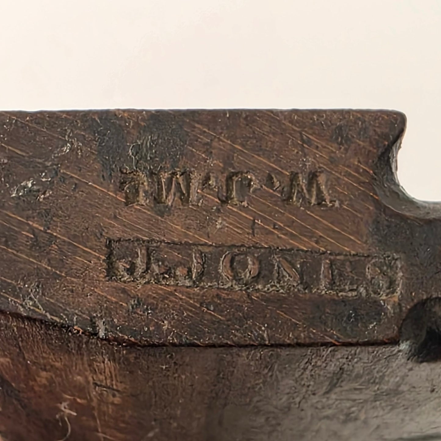 Antique Bernard Round Bottom Plane 9”  J. Jones WJM Stamps