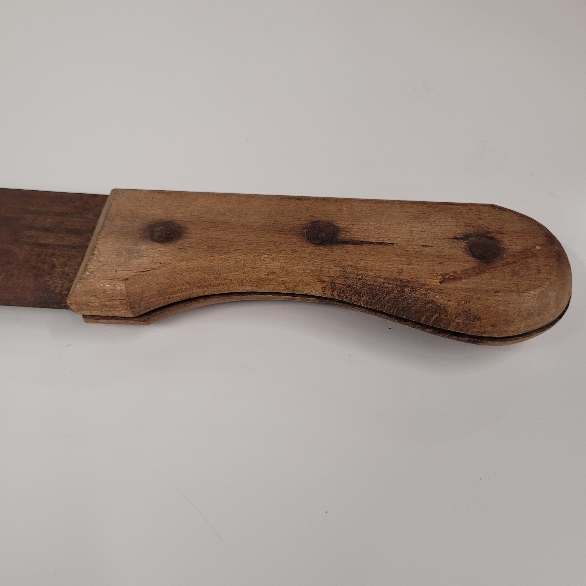 antique tobacco machete Early 20th Century Large Dock Workers exotic hardwood handles Vintage Tobacco knife