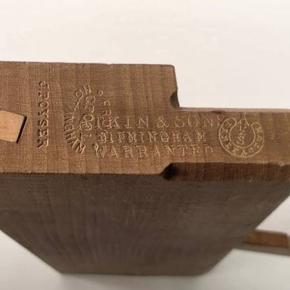 Antique Atkin & Son 1/8-Inch Beading Plane, Birmingham, Nottingham, Benefactum