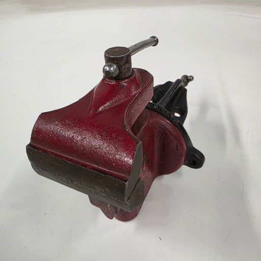Antique Brink & Cotton jewelers vise with swivel base and mini anvil
