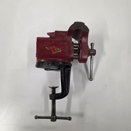 Antique Brink & Cotton jewelers vise with swivel base and mini anvil