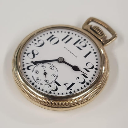 Bertmar 17 Jewel Antique Swiss Pocket Watch