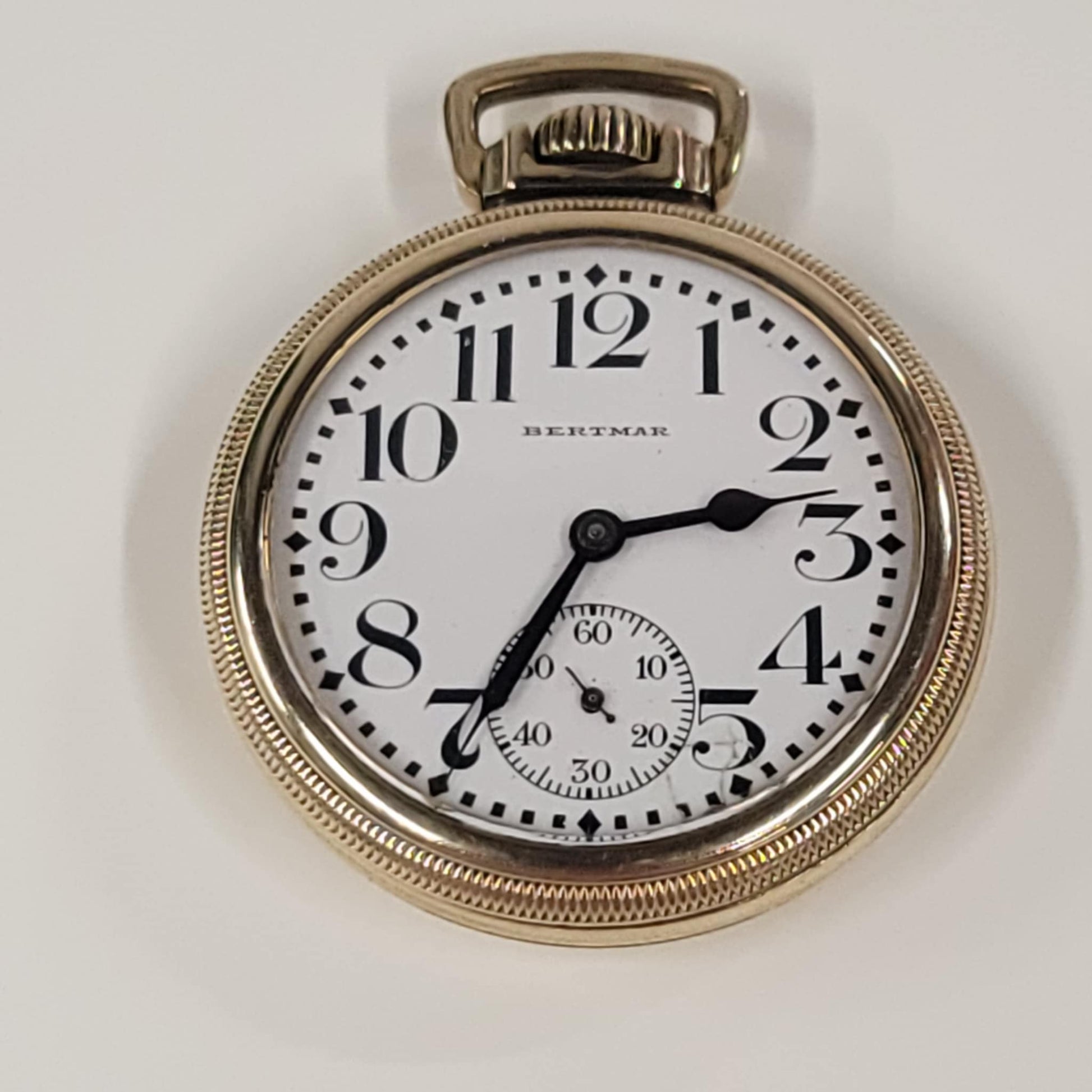 Bertmar 17 Jewel Antique Swiss Pocket Watch