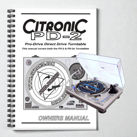Citronic PD-2 turntable manual 