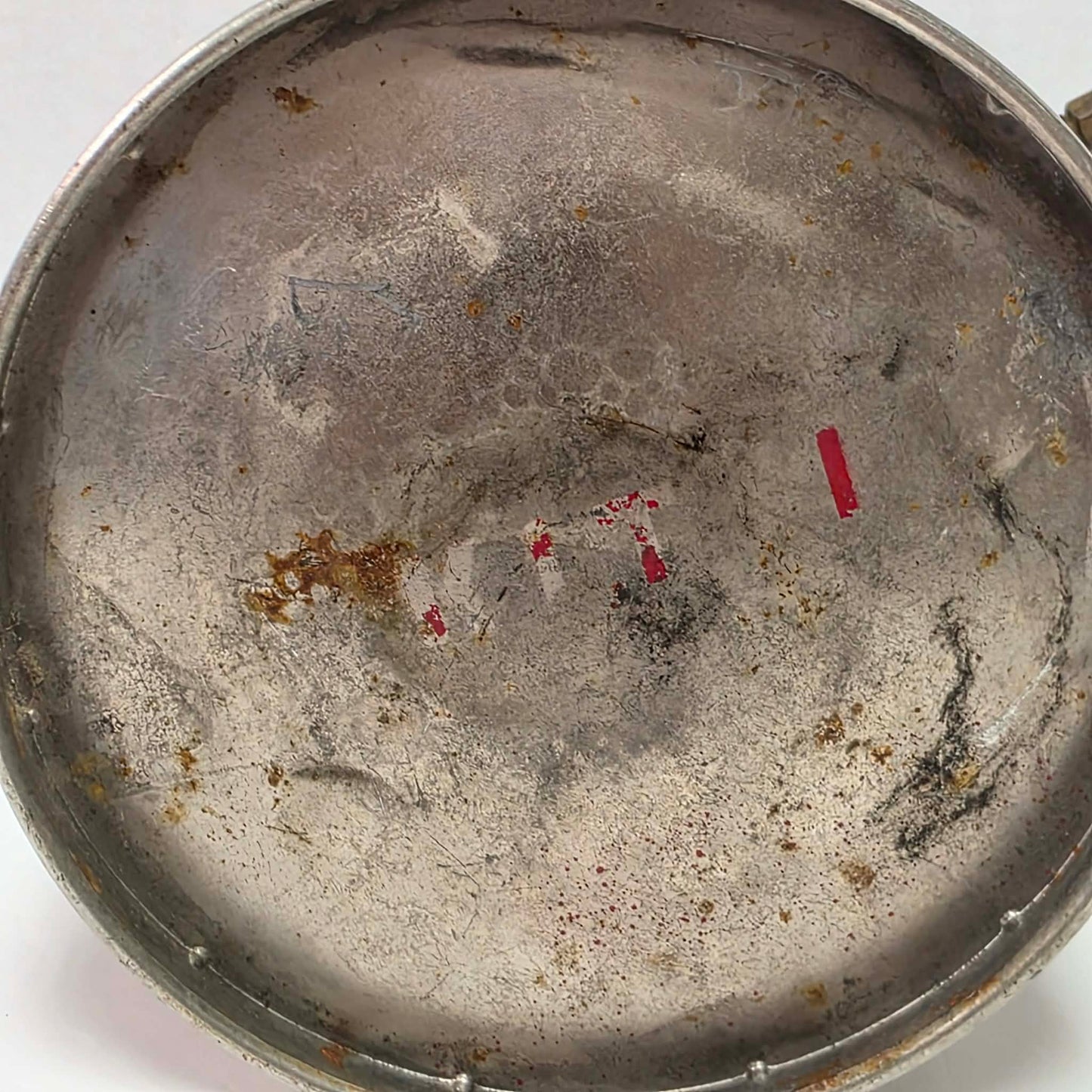 1962 Canadian Coleman Model 500 camp stove with Kit 1 stencil remnants and nickel finish.
