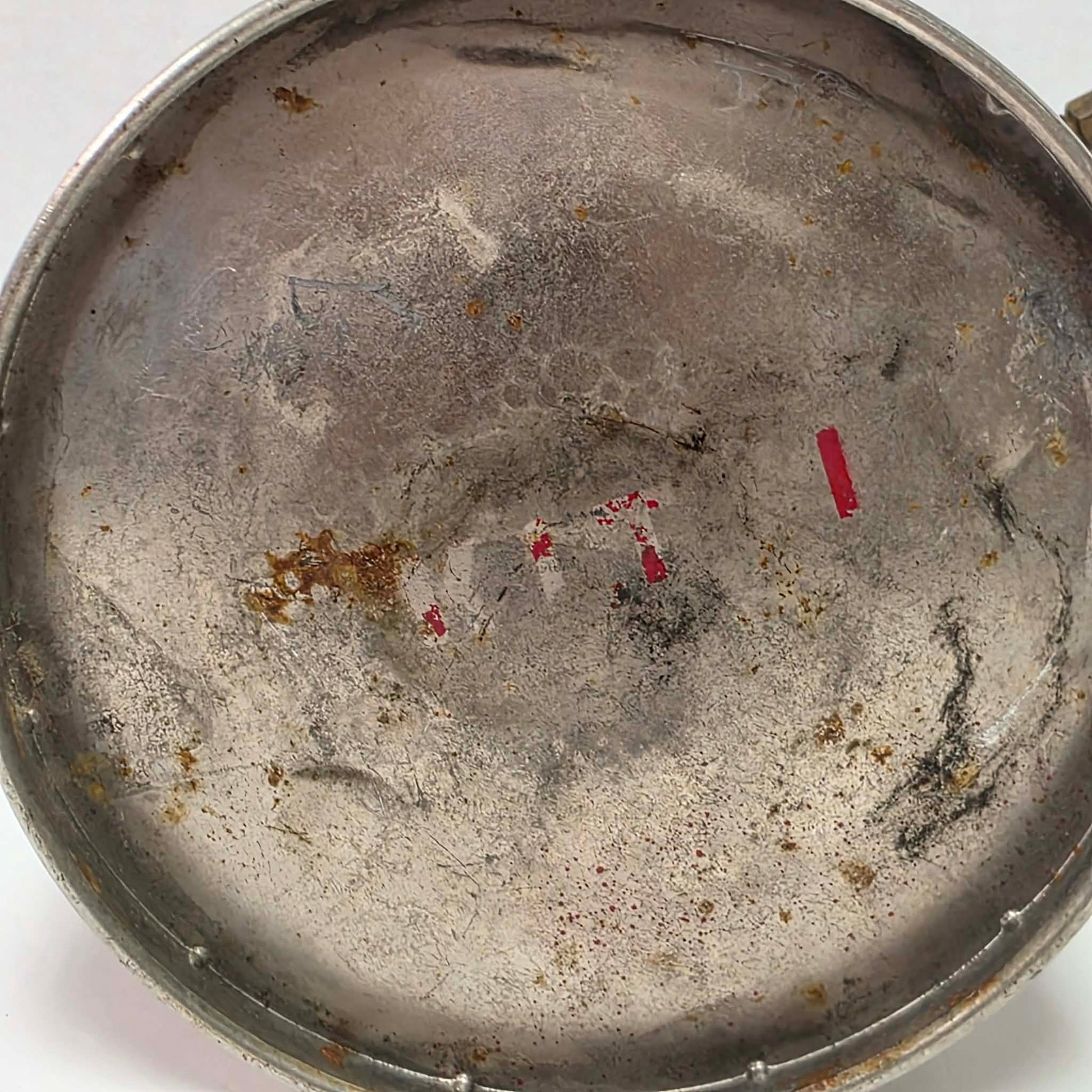 1962 Canadian Coleman Model 500 camp stove with Kit 1 stencil remnants and nickel finish.
