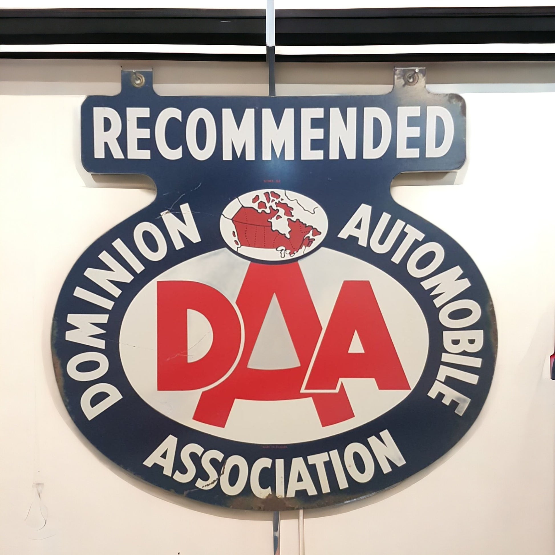Antique Dominion Automobile Association Sign 1963