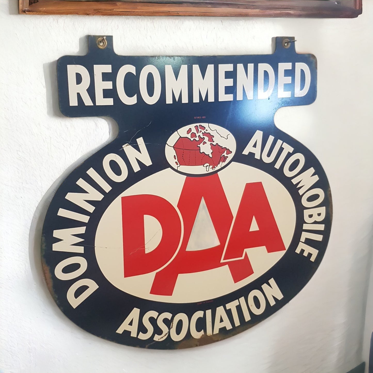 Antique Dominion Automobile Association Sign 1963
