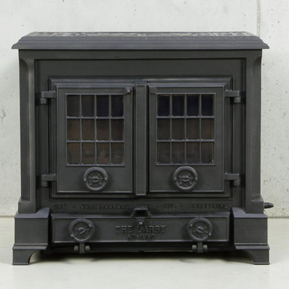 Coalbrookdale Darby cast iron wood and coal stove with glass doors